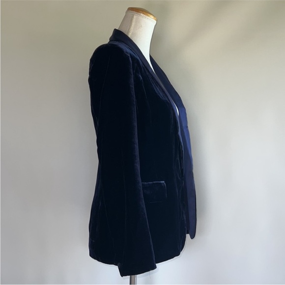 NWT Joie Mehira H Velvet Shawl-Collar Blazer - sz 2 - Picture 3 of 6